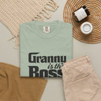 Granny Is the Boss T-Shirt – Funny Grandma Gift, Mother’s Day & Birthday Tee