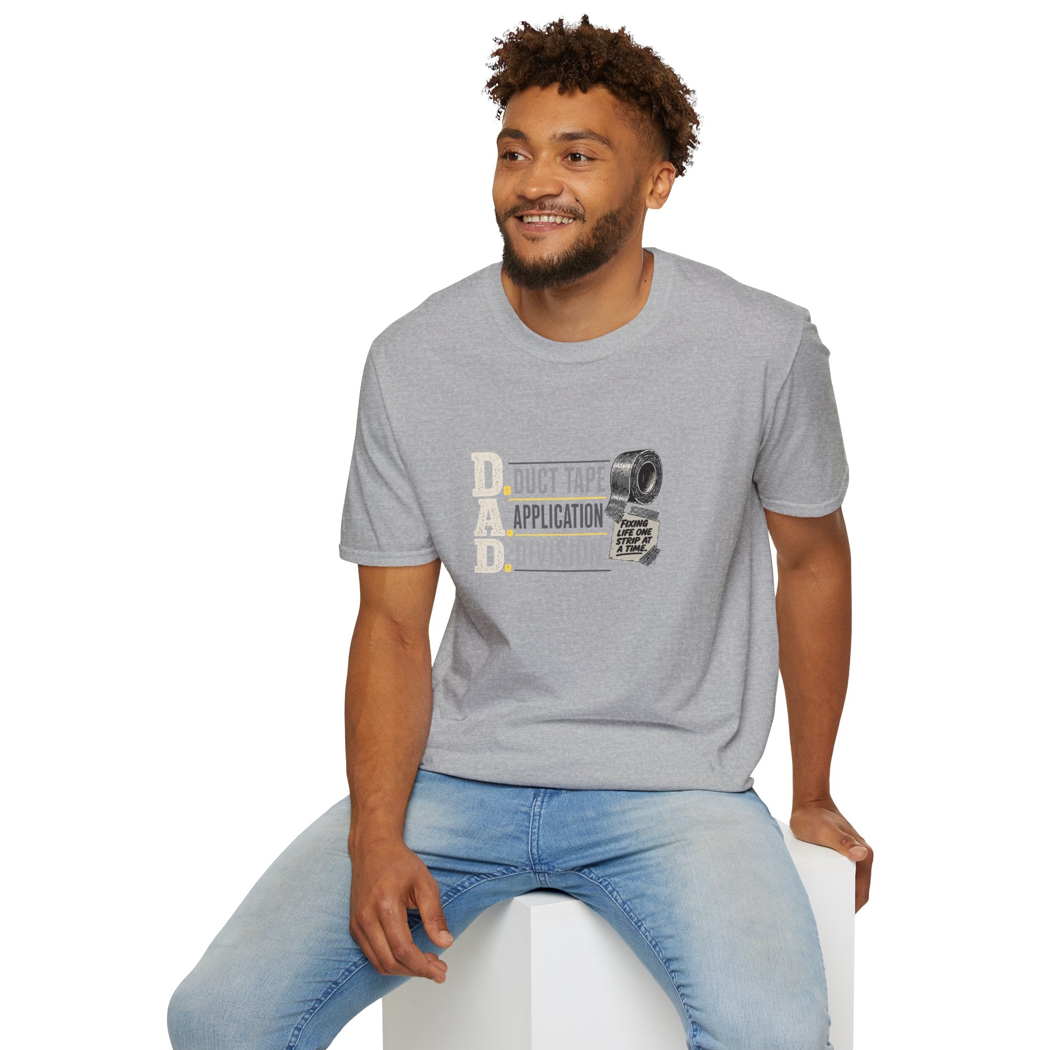 D.A.D. Duct Tape Application Division T-Shirt — Funny DIY Repair Tee