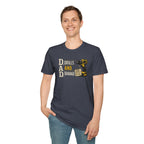 Drills and Damage Dad T-Shirt – Funny Father’s Day Tool Lover Tee