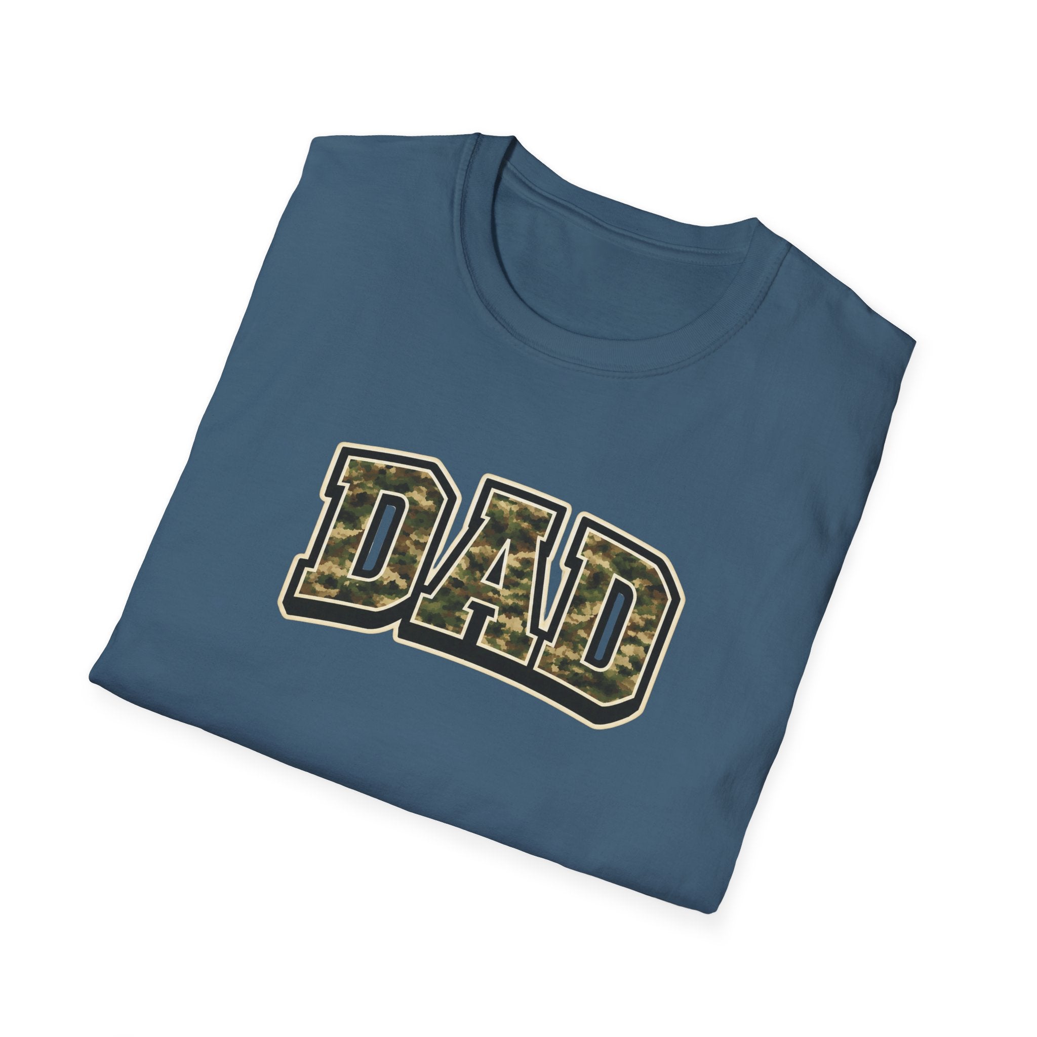 Dad Camo T‑Shirt — Military Camouflage 'DAD' Father's Day Tee