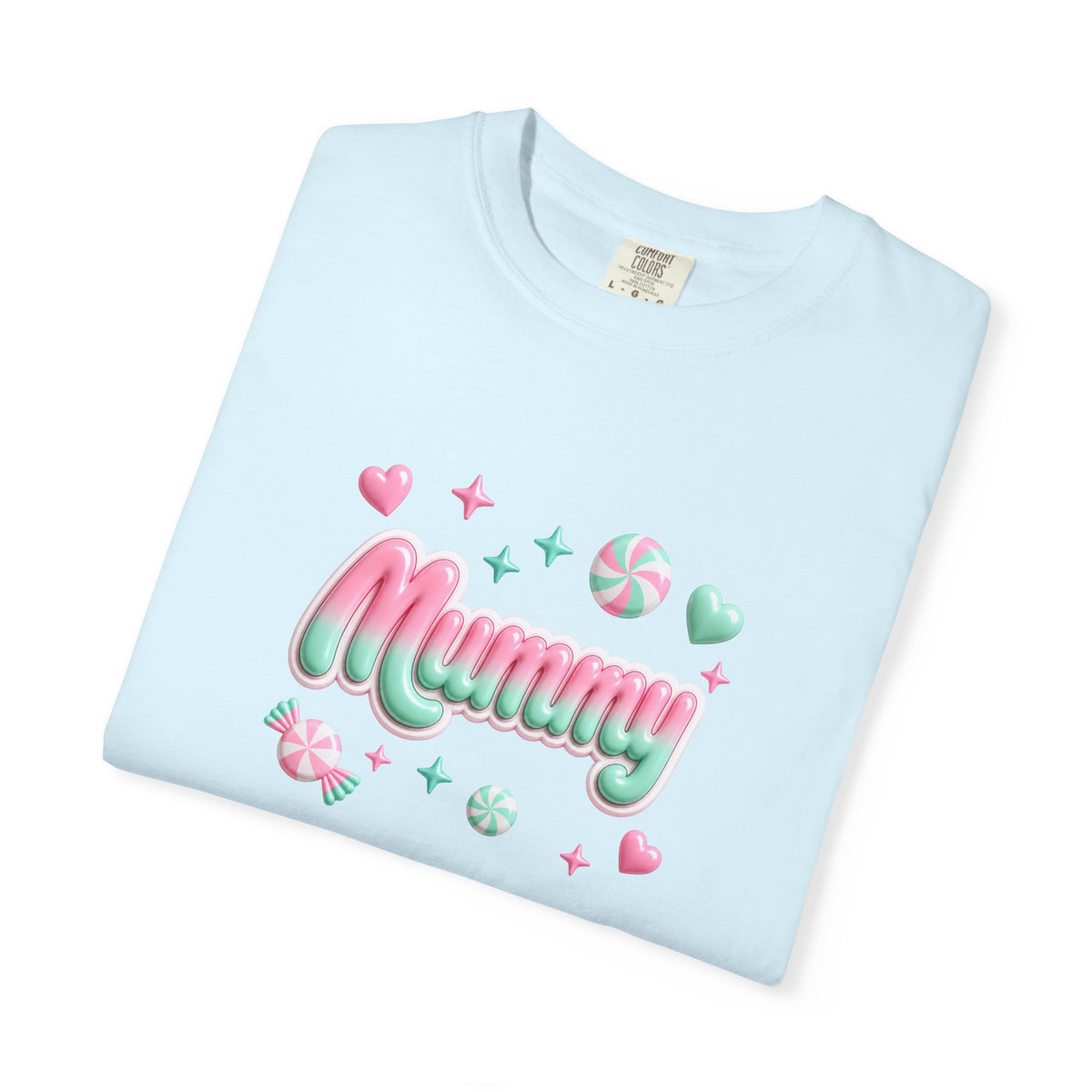 Mummy Pastel Candy Script T-Shirt