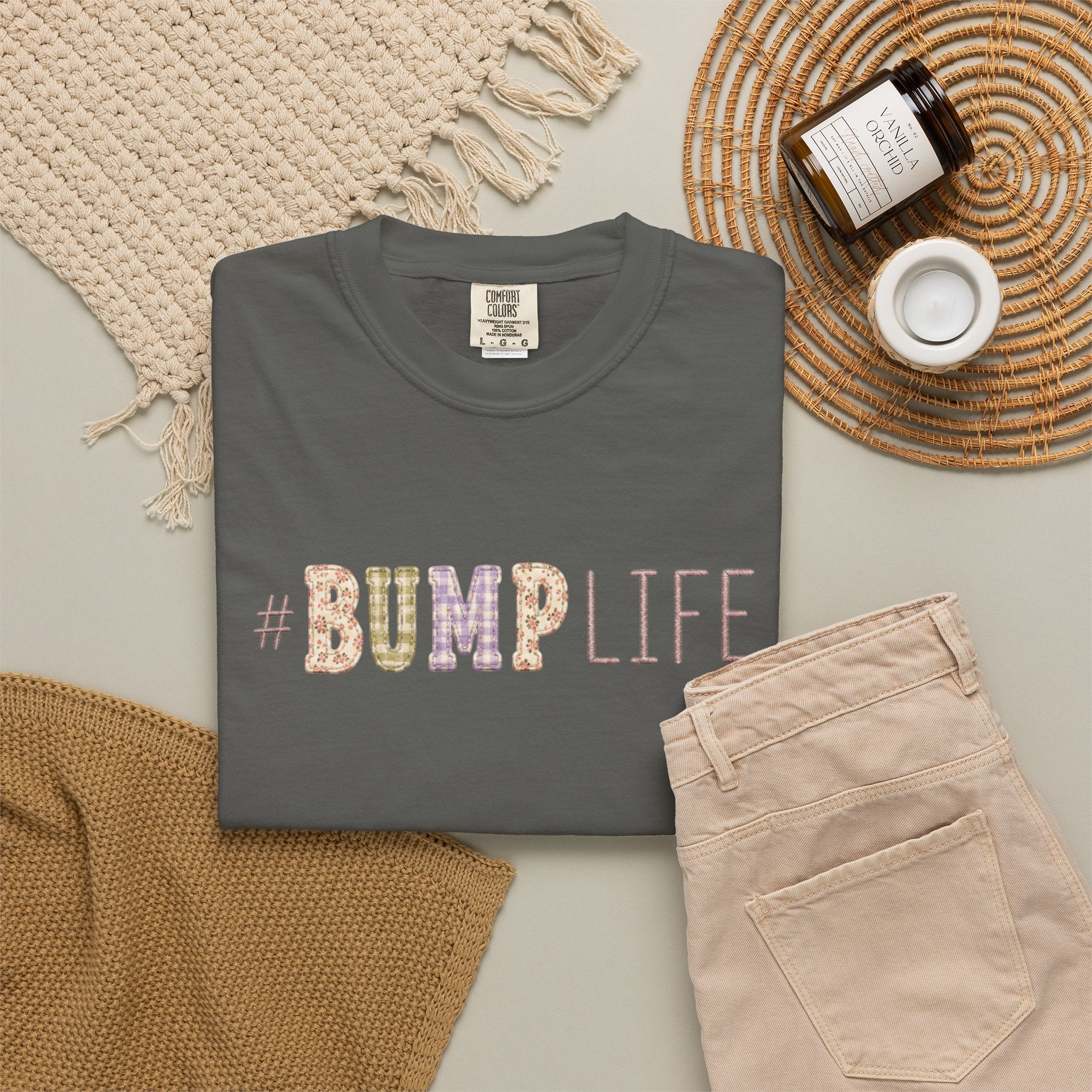 #BUMP LIFE Maternity Tee — Cute Pregnancy Shirt for Expecting Moms