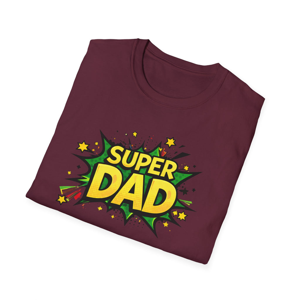 Super Dad Comic-Style T-Shirt — Father's Day Gift Tee