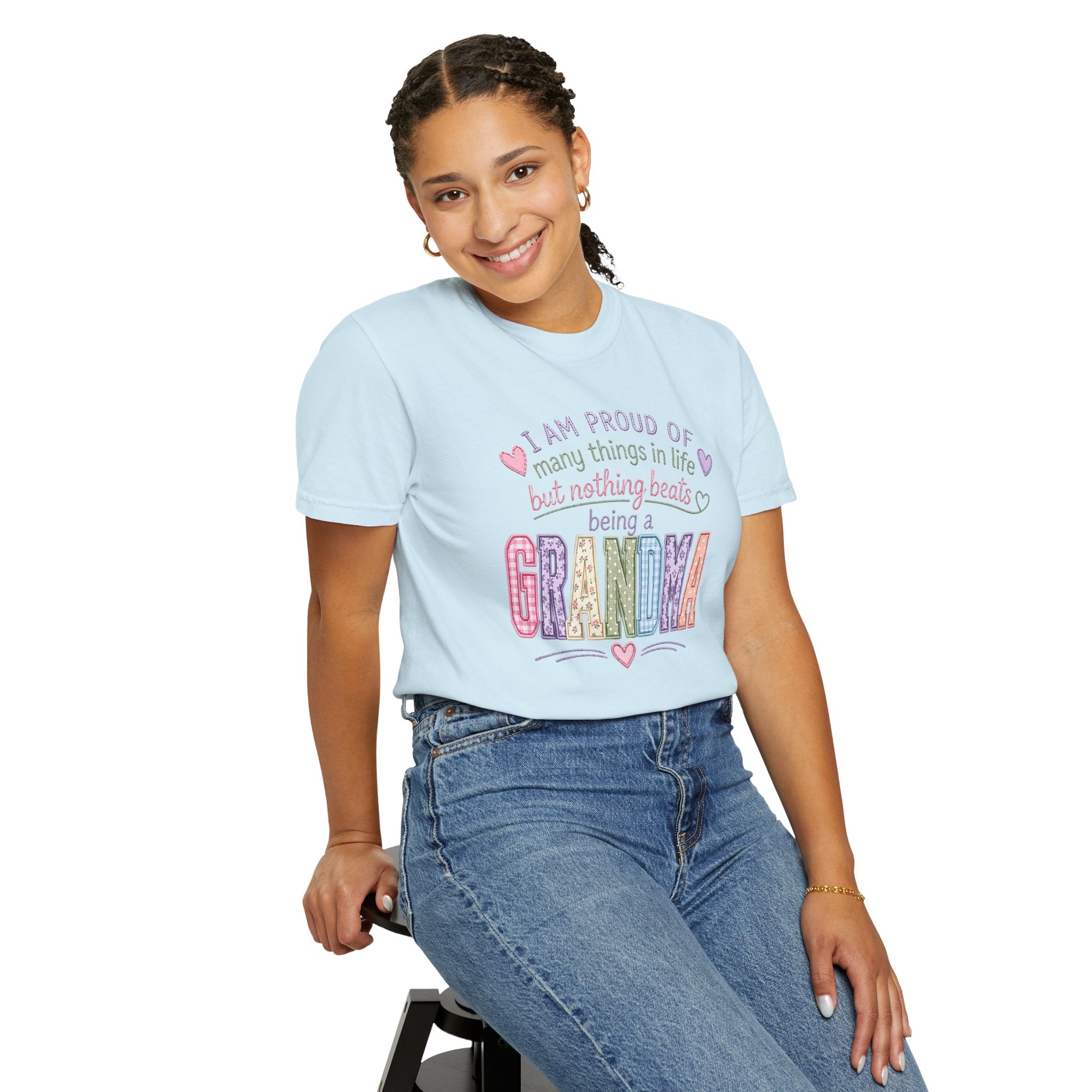 Grandma Pride T-Shirt – "I Am Proud of Many Things in Life but Nothing Beats Being a Grandma"