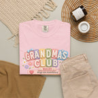 Grandma's Club T-Shirt — Cute Floral 'Grandma's Club' Rules Tee