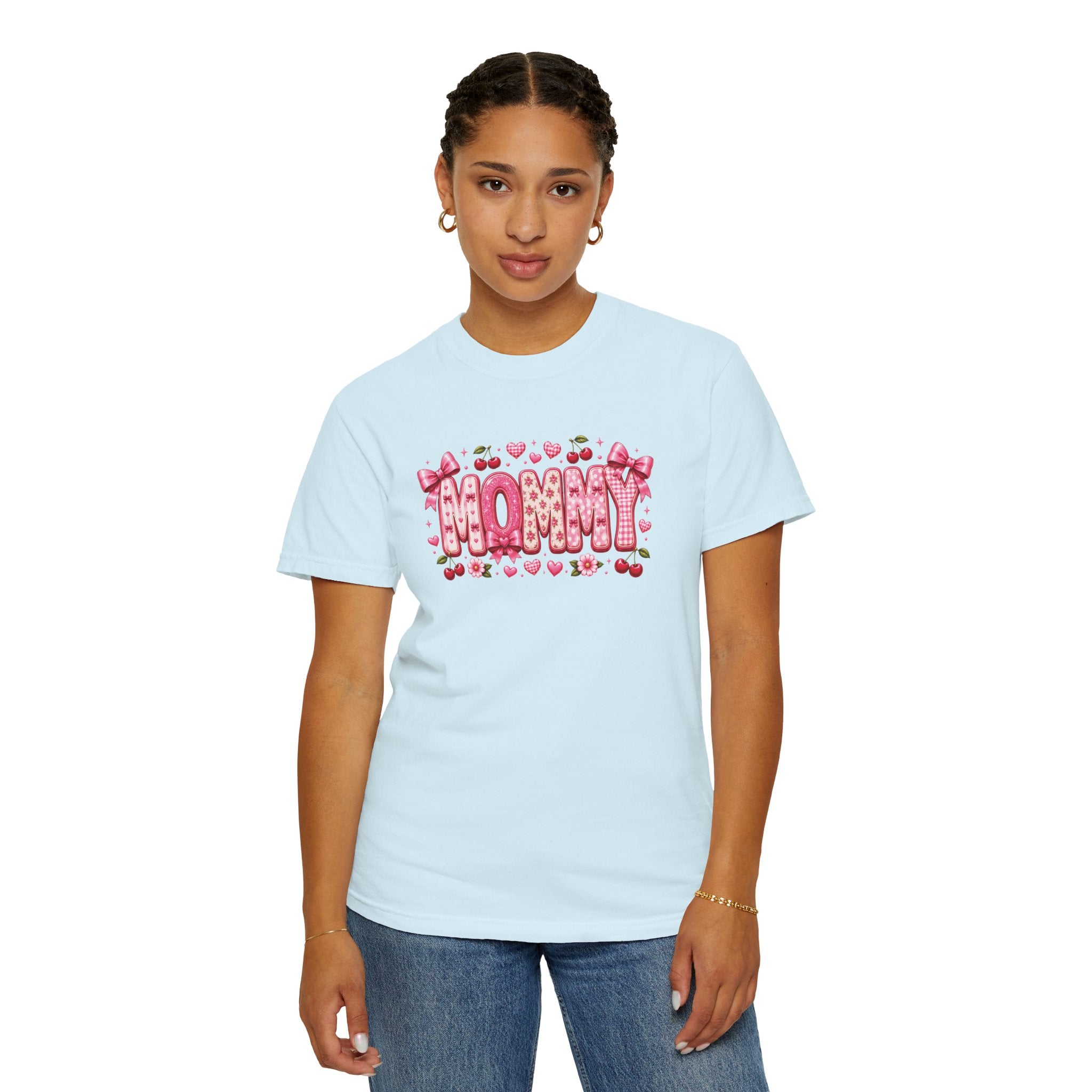 MOMMY Floral Heart T-Shirt