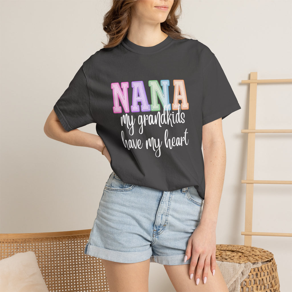 NANA My Grandkids Have My Heart Tee