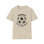 T-Shirt — "Papa's Little Football Buddies" Personalized Soccer Dad Tee