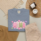 Mama Floral Heart T-Shirt — Cute Pink "MAMA" Mother's Day Tee