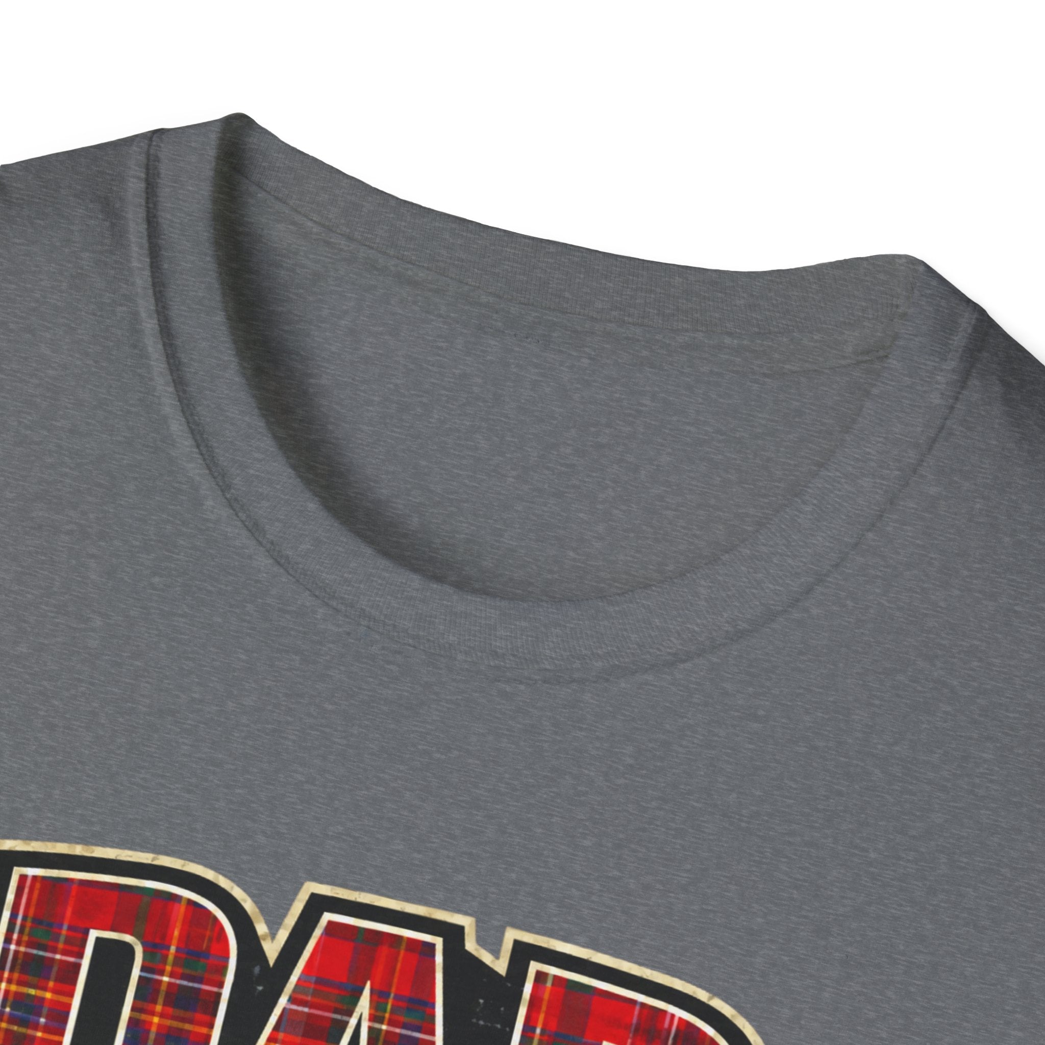 Dad Plaid Design T-Shirt — DAD Est. 2026 New Dad Gift