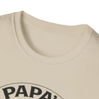 T-Shirt — "Papa's Little Football Buddies" Personalized Soccer Dad Tee