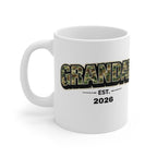 Grandad Mug — Camo "Grandad Est. 2026" Coffee Cup | New Grandpa Gift
