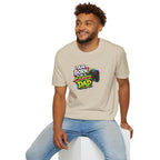"I Am Born To Be A Gamer Dad" Neon T‑Shirt
