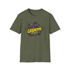 T-Shirt — "Super Grandpa" Comic-Style Graphic | Funny Father's Day Gift