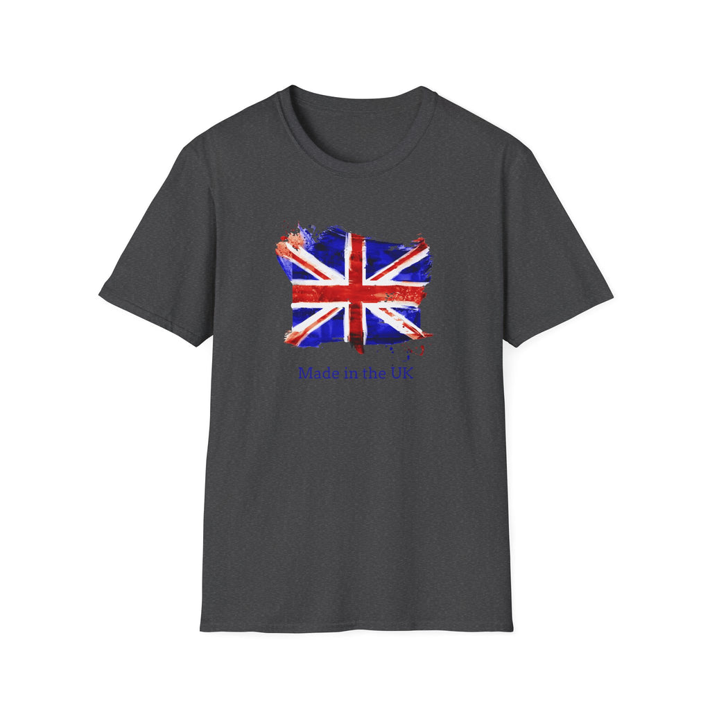 British Flag Watercolor T-Shirt – "Made in the UK" Pride Tee