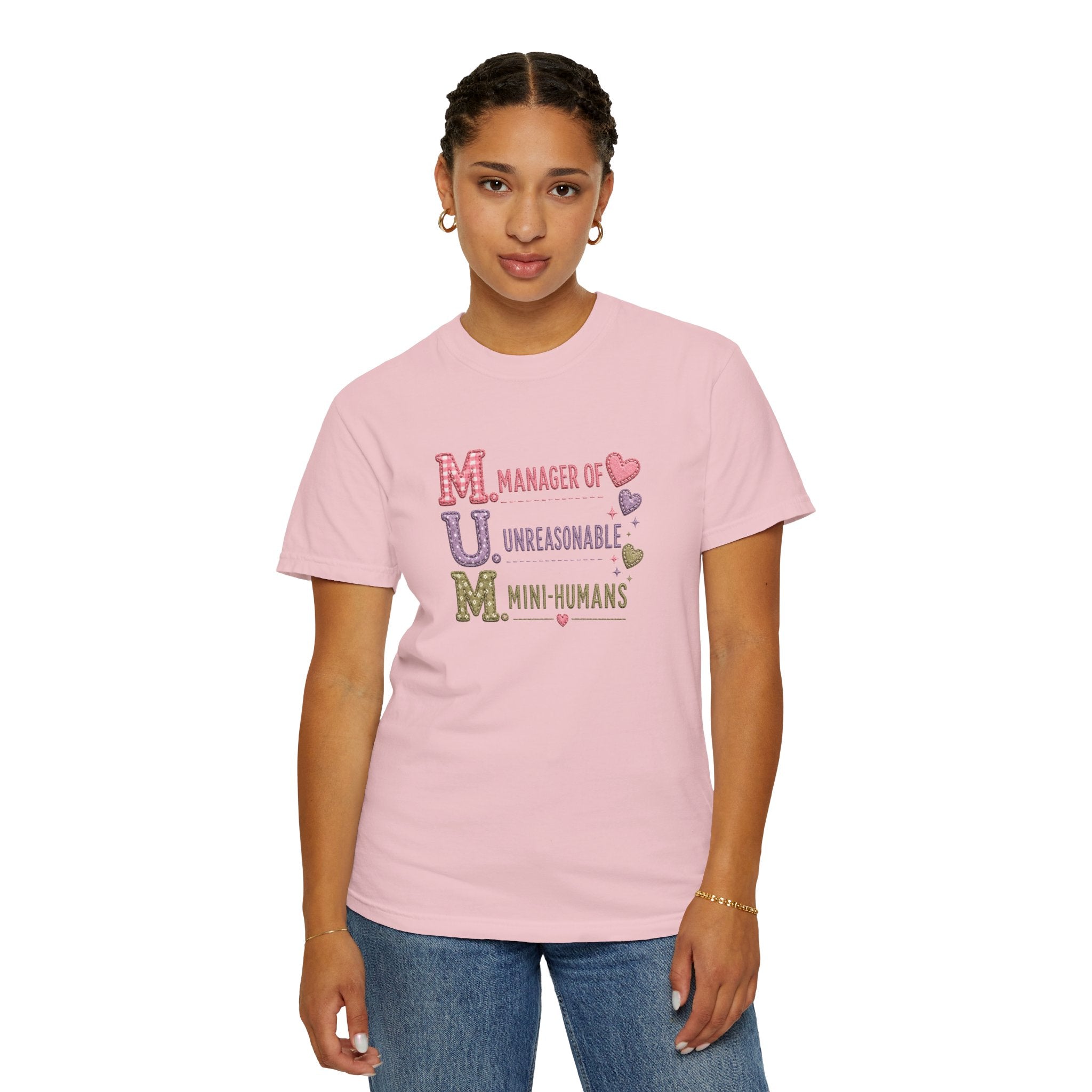 MUM: Manager of Unreasonable Mini-Humans T-Shirt — Funny Mother's Day Tee