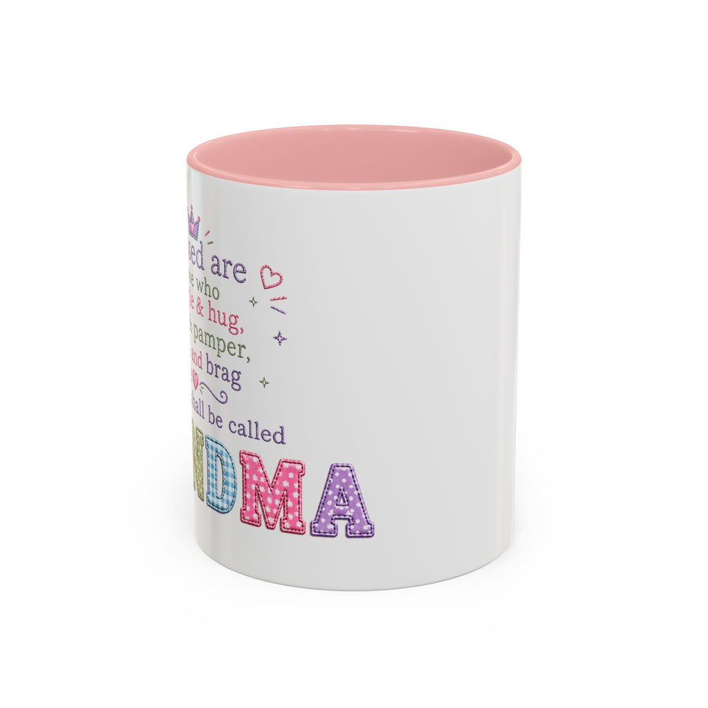 Grandma Coffee Mug — Colorful 'Grandma' Typography Accent Mug (11/15oz)