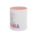 Grandma Coffee Mug — Colorful 'Grandma' Typography Accent Mug (11/15oz)