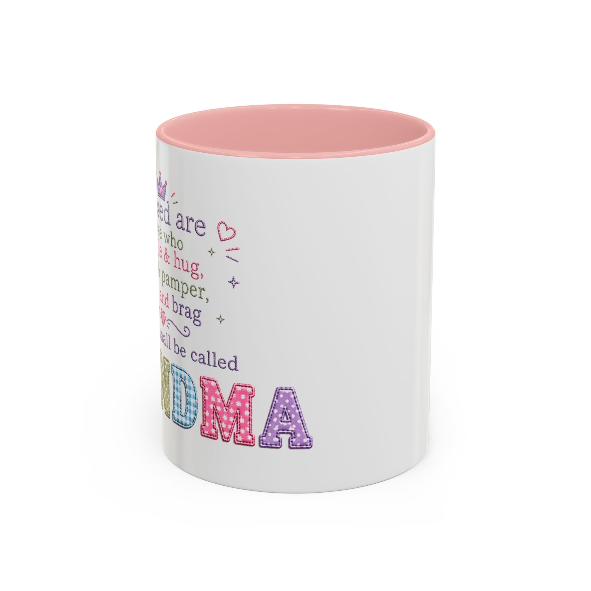 Grandma Coffee Mug — Colorful 'Grandma' Typography Accent Mug (11/15oz)