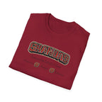 Grandad Plaid Family T-Shirt — "Loved by the Little Clan" Gift Tee