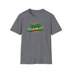 Super Grandad Ireland Flag/Irish themed T-Shirt — Retro Comic Style Gift for Grandpa (Father's Day, Birthday)