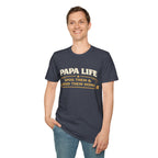 Papa Life T-Shirt — "Spoil Them & Send Them Home" Grandfather Gift
