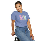 NANA Pastel Patchwork T-Shirt — "The Heart of Our Family" Gift