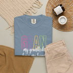 T-Shirt — "Gran my grandkids have my heart" Pastel Graphic Grandma Tee