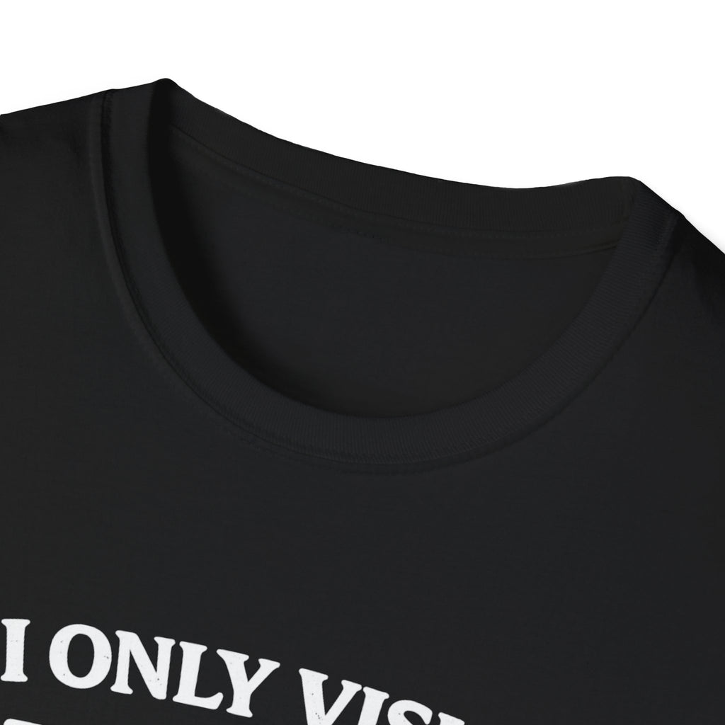 Papa T-Shirt — "I Only Visit Papa for the Biscuits" Funny Grandpa Gift