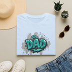 Graffiti 'DAD' Teal T-Shirt