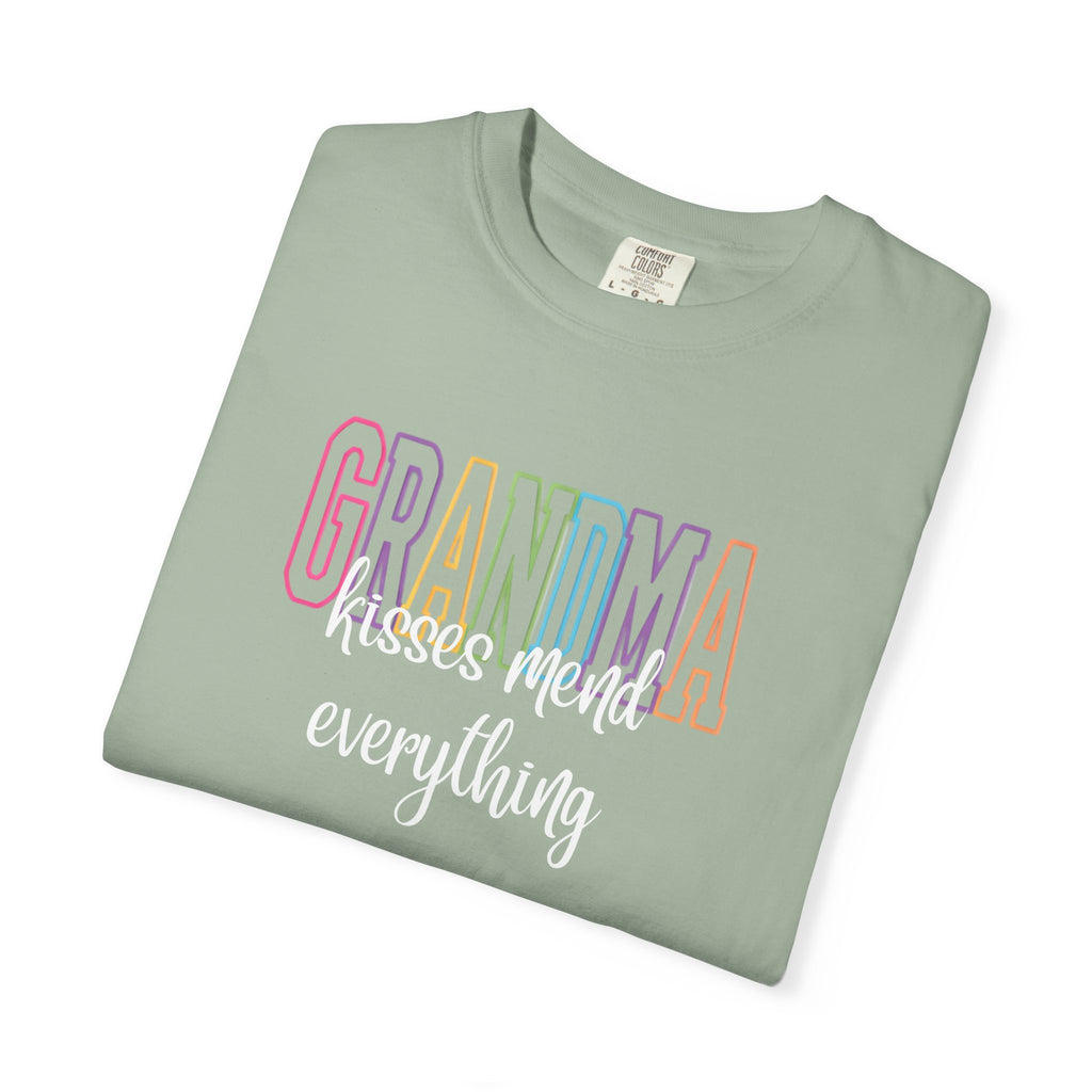 Grandma Kisses Mend Everything T-Shirt — Soft Pastel Mother's Day Gift