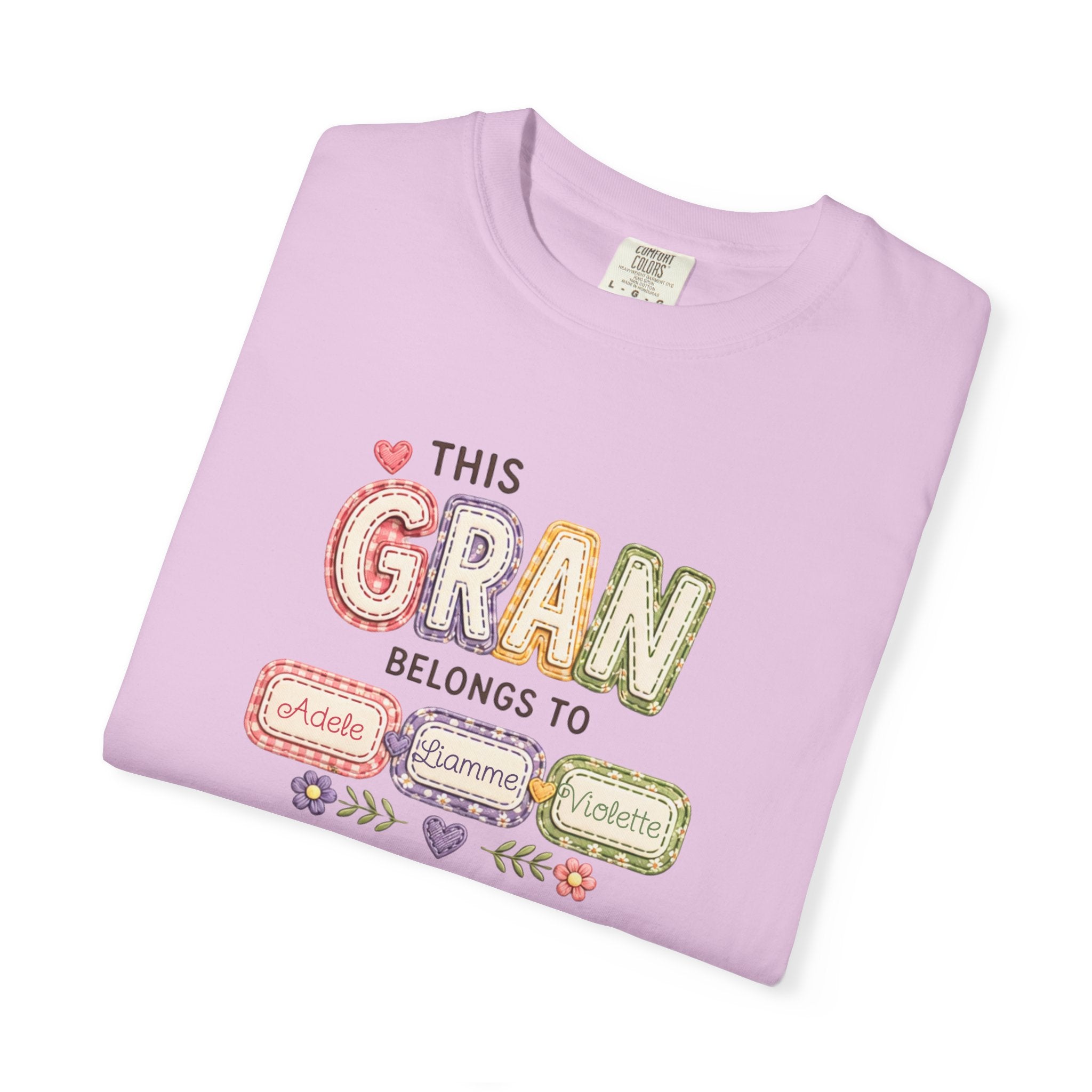 Gran Belongs To T-Shirt — Personalized "This Gran Belongs To" Family Names Tee