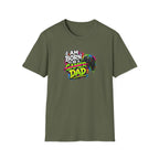 "I Am Born To Be A Gamer Dad" Neon T‑Shirt