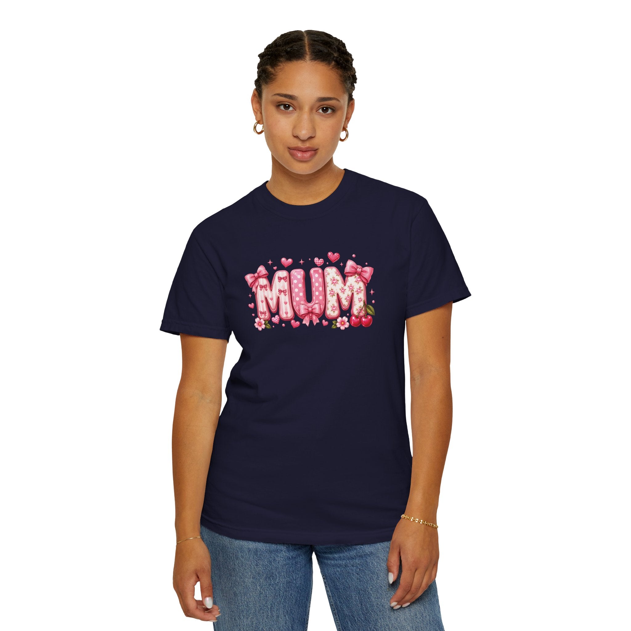 MUM Floral Heart T-Shirt