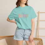 Maternity T-Shirt — 'The Bump' Pastel Vintage Graphic Tee