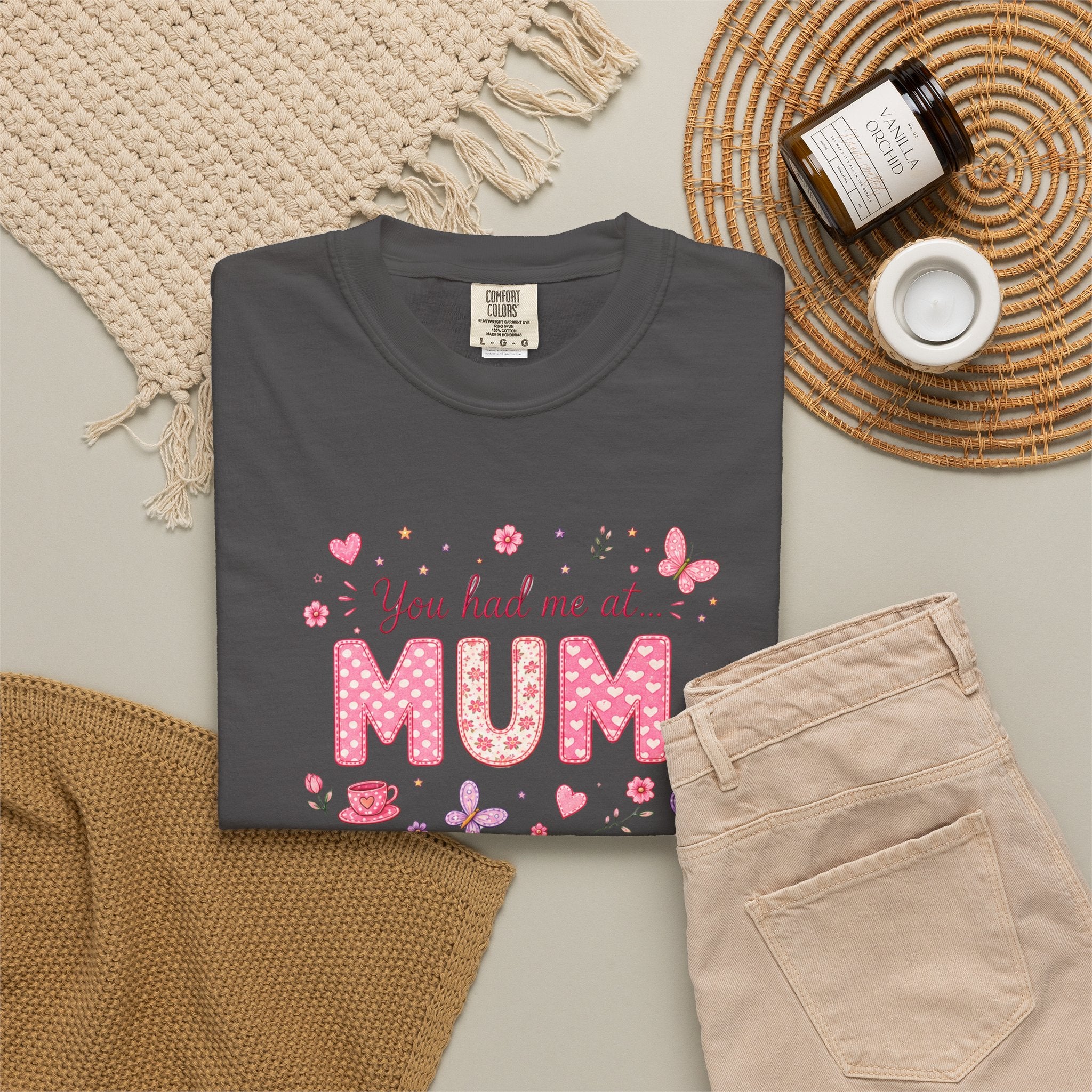 You Had Me at Mum T-Shirt — Cute Pink Mother's Day Tee