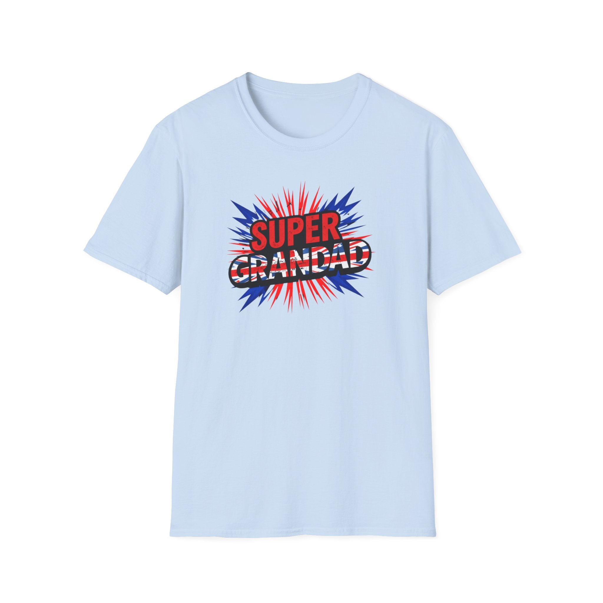 Super Grandad Union Jack/England themed Comic-Style T-Shirt