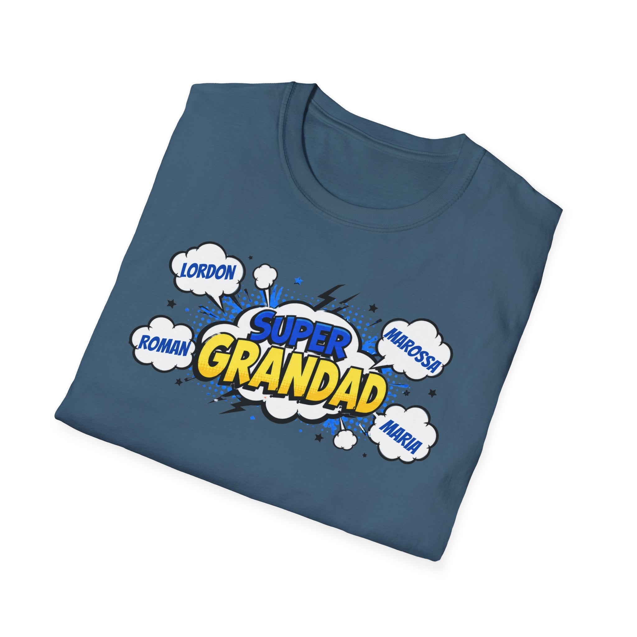 Super Grandad Comic-Style T-Shirt