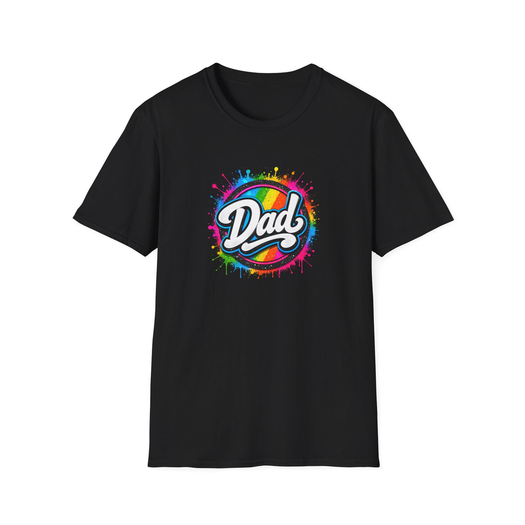 Dad Rainbow Graphic T-Shirt