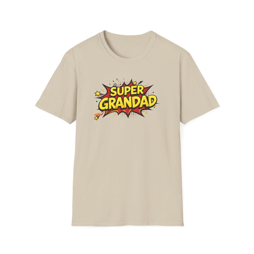 Super Grandad Comic-Style T-Shirt — Father’s Day Gift for Grandpa
