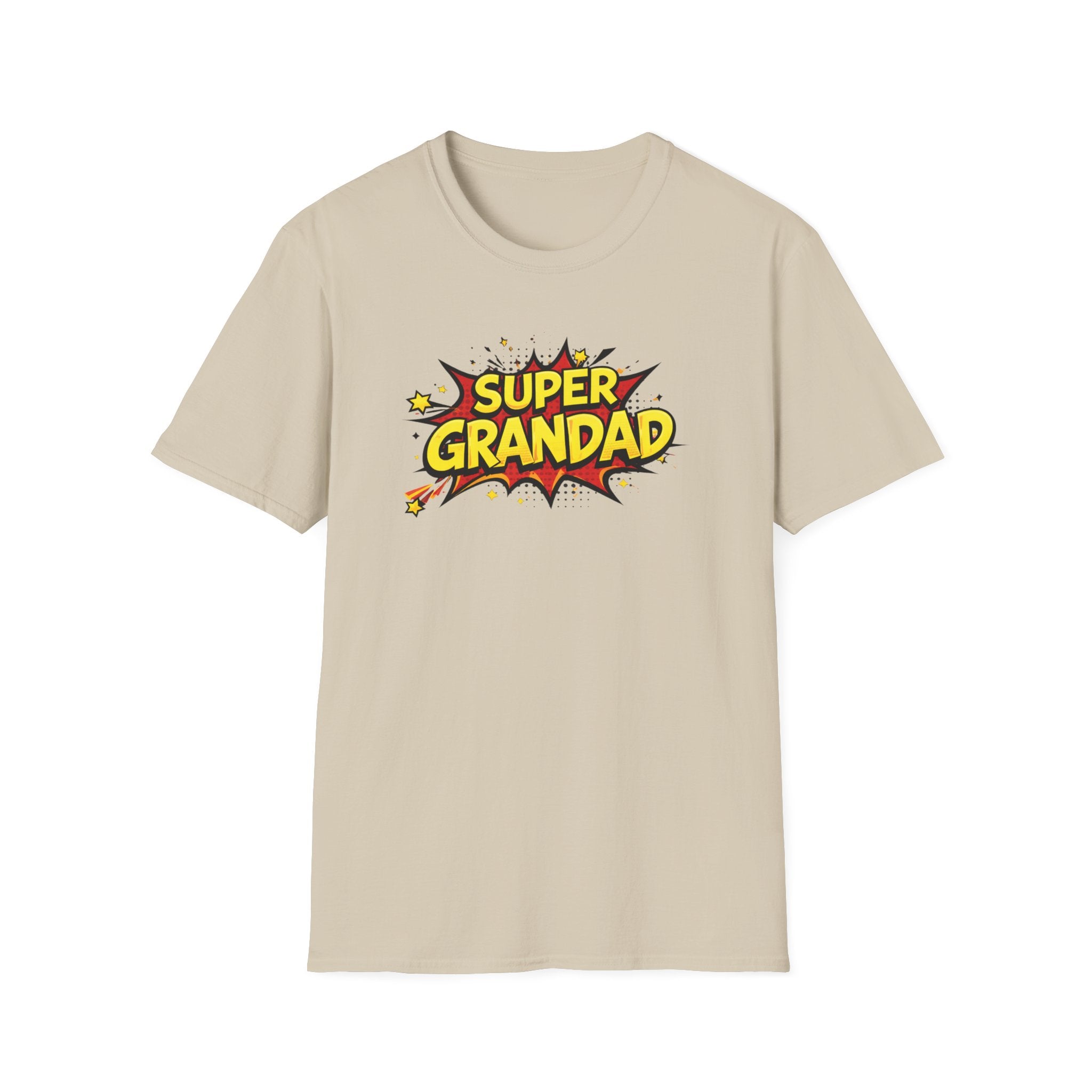 Super Grandad Comic-Style T-Shirt — Father’s Day Gift for Grandpa