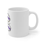 Super Dad Comic-Style 11oz Coffee Mug — Personalized Names (e.g., Warren, Cordelia)