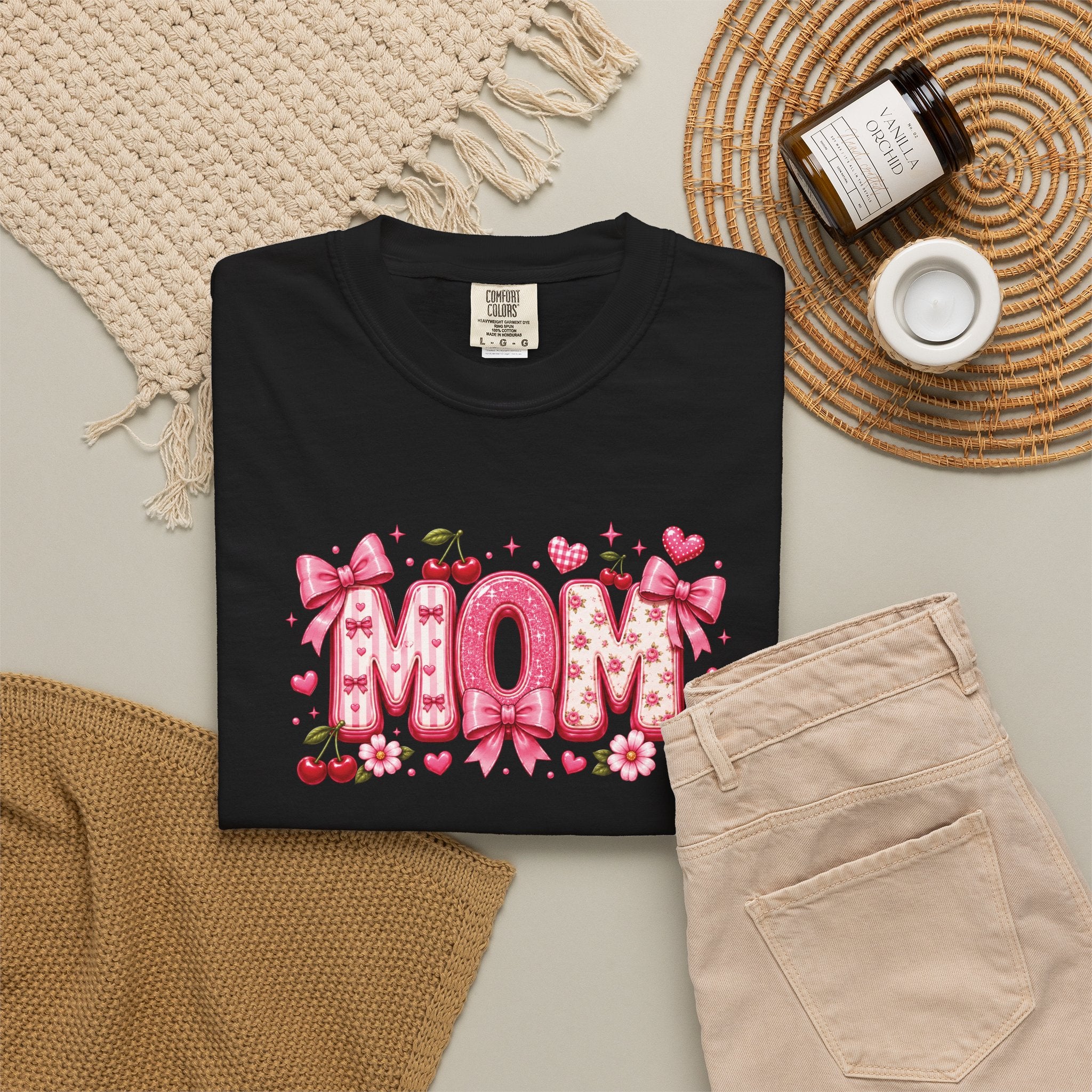 MOM Floral Heart T-Shirt