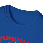 Promoted to Dad T-Shirt — New Dad Announcement Gift, Father’s Day Tee