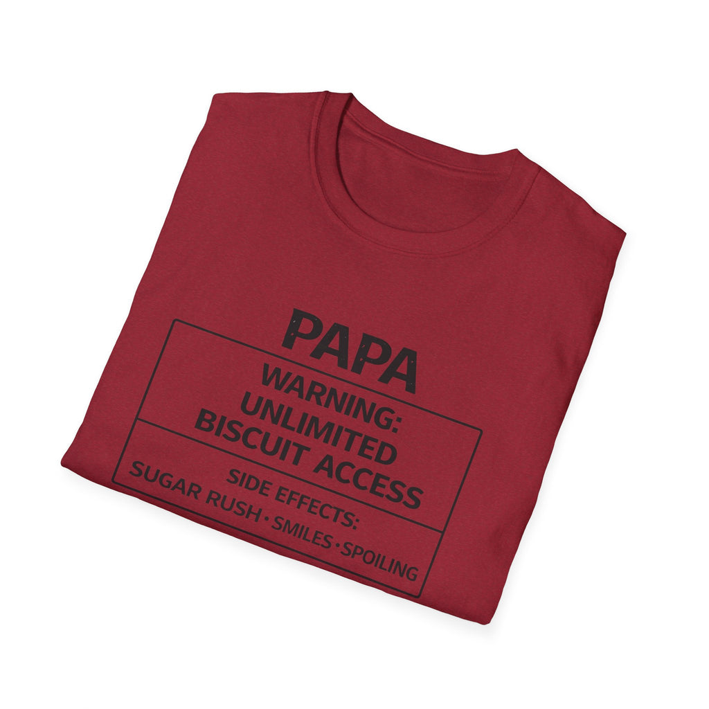Papa Warning: Unlimited Biscuit Access T-Shirt