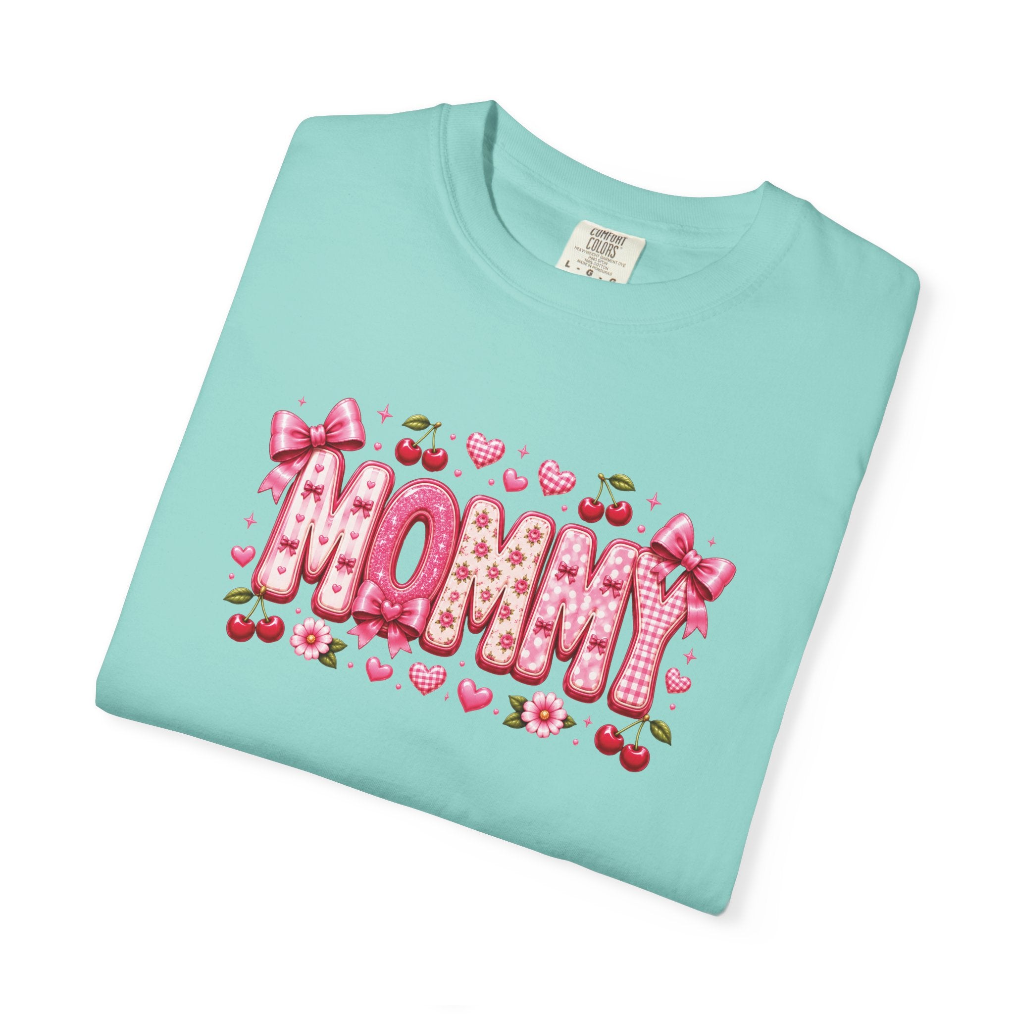 MOMMY Floral Heart T-Shirt