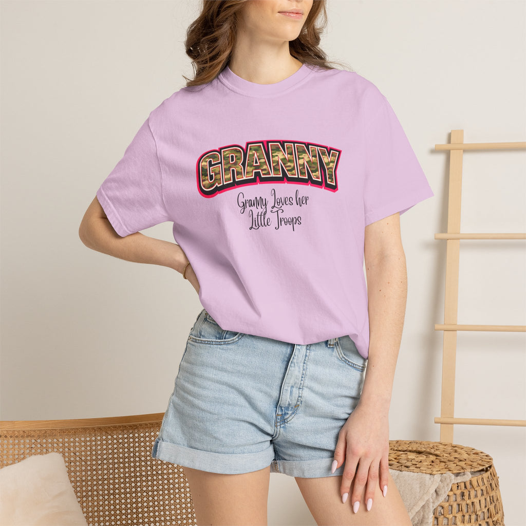 Granny "Granny Loves Her Little Troops" Graphic T-Shirt