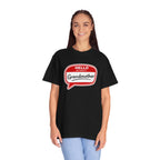 Hello My Name Is Grandmother T-Shirt - Retro Name Badge Tee for Moms & Grandmas