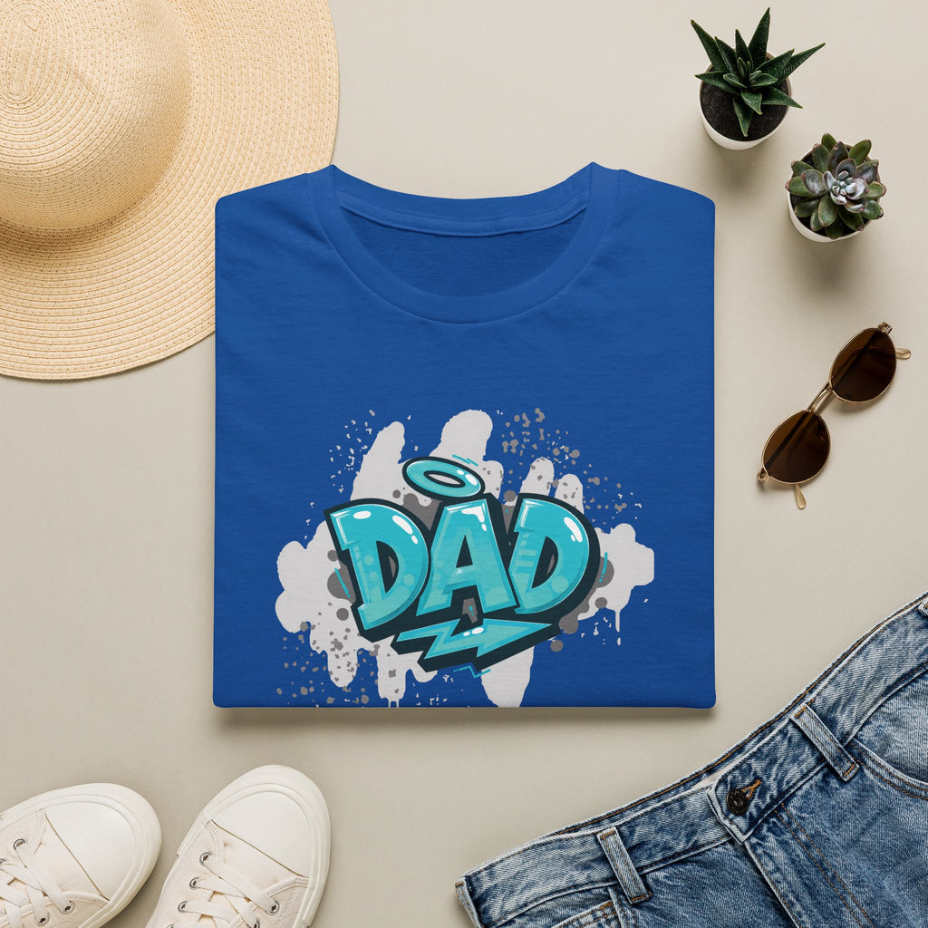 Dad Blue Graffiti T-Shirt