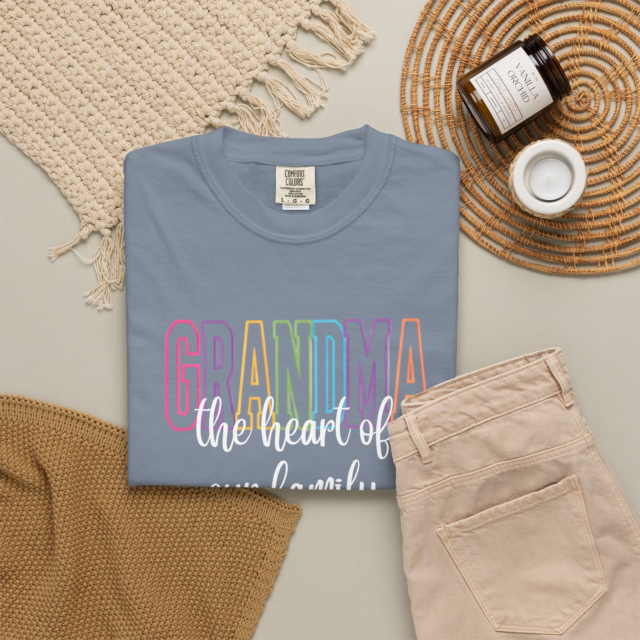 Grandma 'the heart of our family' T-Shirt